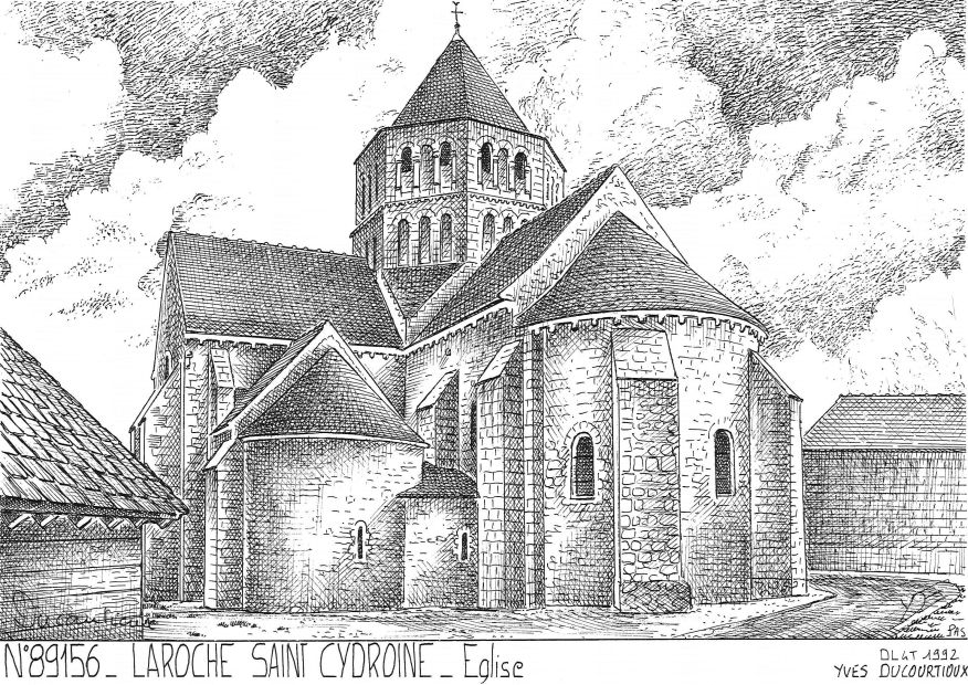 N 89156 - LAROCHE ST CYDROINE - église